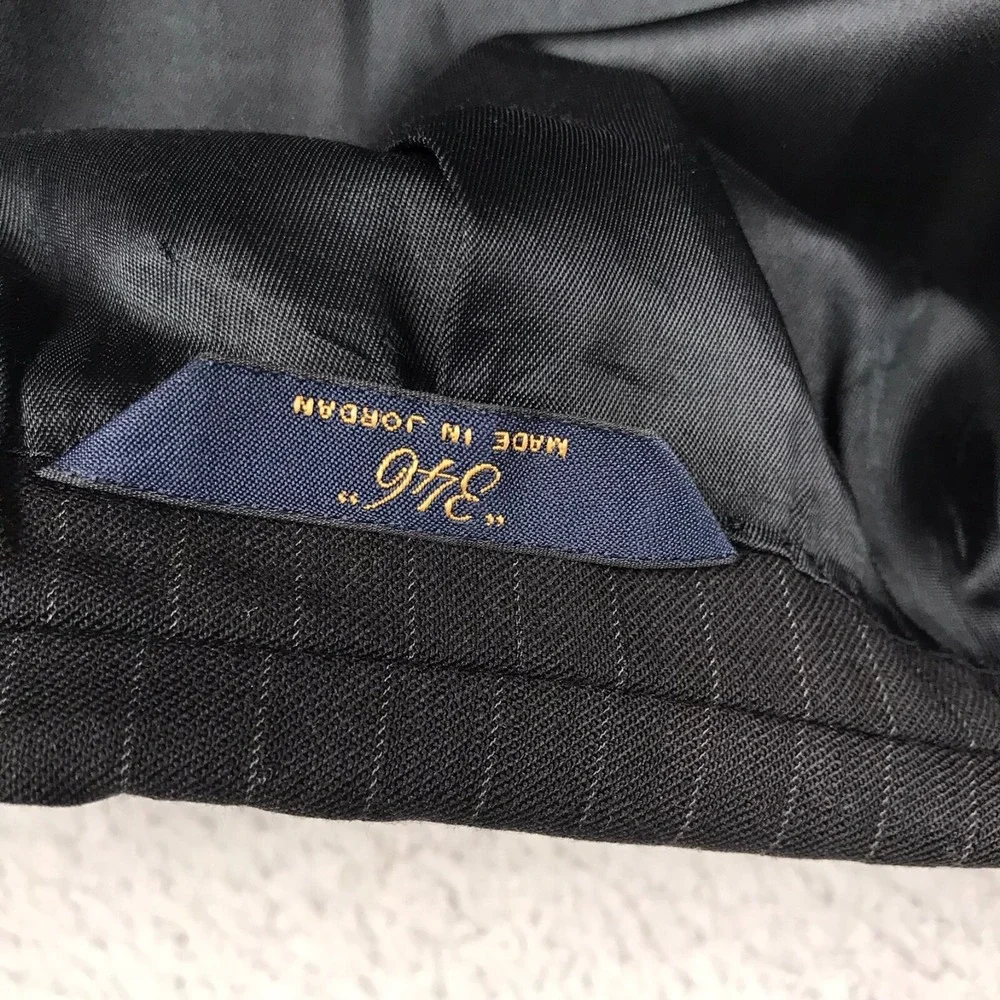 346 Brooks Brothers Sport Coat Mens 42 Striped Wool Stretch Blazer Jacket